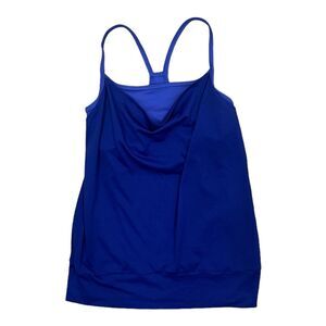 C9 by Champion Purple Duo Dry Racerback Cowl Neck Tank Top XS